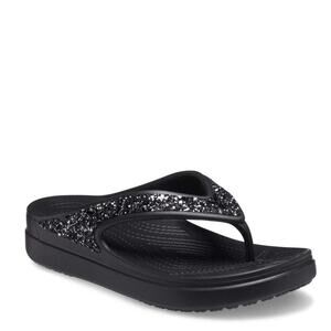 Crocs Women's Sloane Glitter Flip Sandal W7
